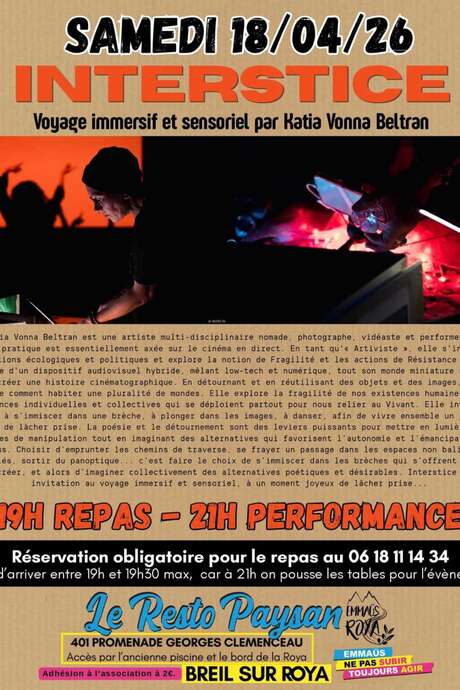 Leistungsmahlzeit im Bauernrestaurant : Interstice