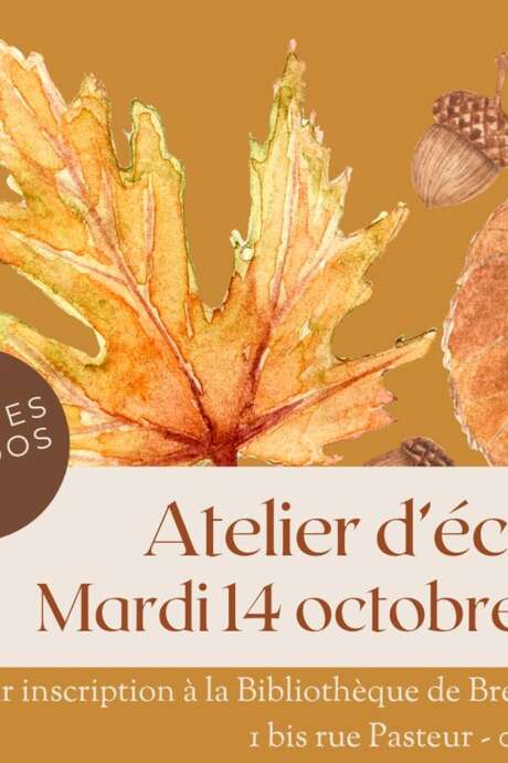 Atelier d'écriture pour adultes et ados Atelier d'écriture pour adultes et ados