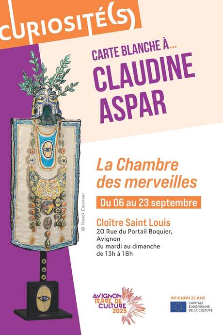 Carte blanche à... Claudine Aspar – La chambre des merveilles