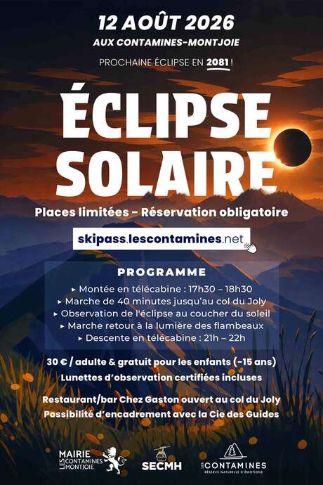Soirée spéciale éclipse solaire
