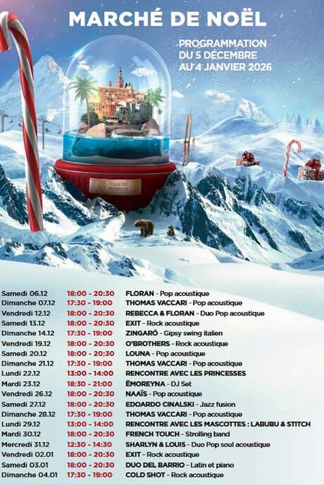 Un Noël à la montagne - Marché de Noël
