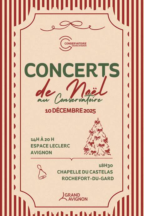 Les concerts de Noël du Conservatoire