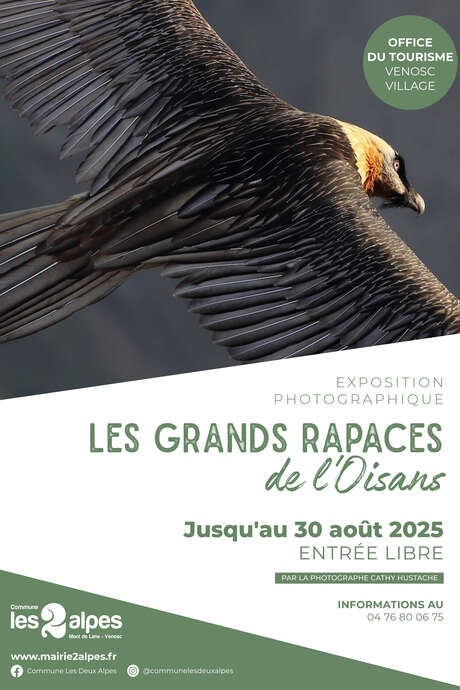 Photo exhibition - the great birds of prey of the Oisans