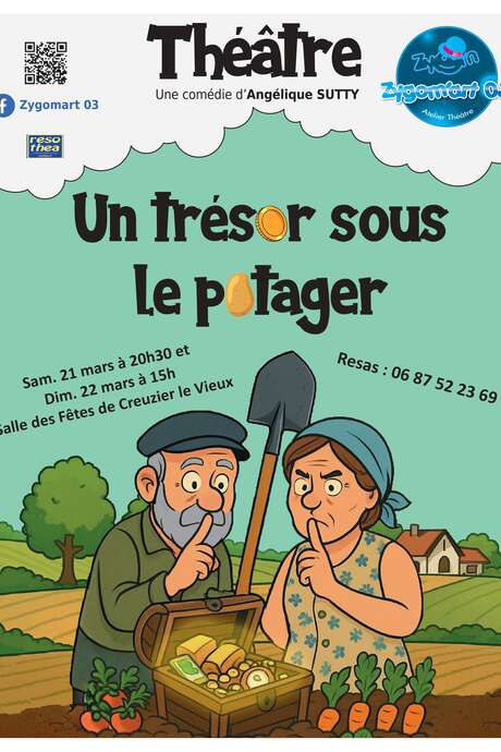 Pièce de théâtre : "Un trésor sous le potager"