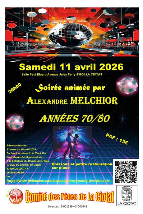 Tanzabend im Stil der 70er/80er Jahre