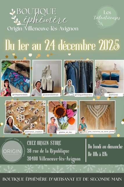 Boutique éphémère chez Origin