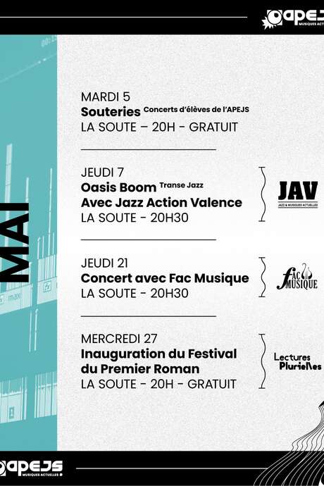 Souterie : Concert des élèves au Jazz Club