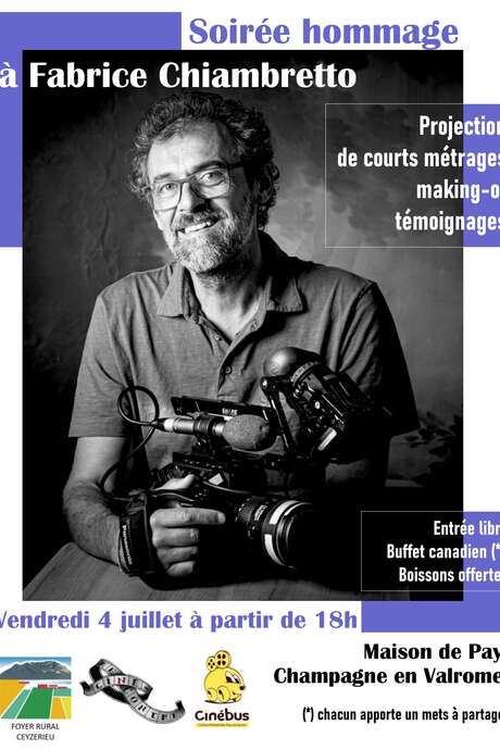Evening tribute to Fabrice Chiambretto: screening of short films, making-of and personal accounts