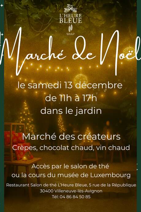 Marché de Noël à L’Heure Bleue