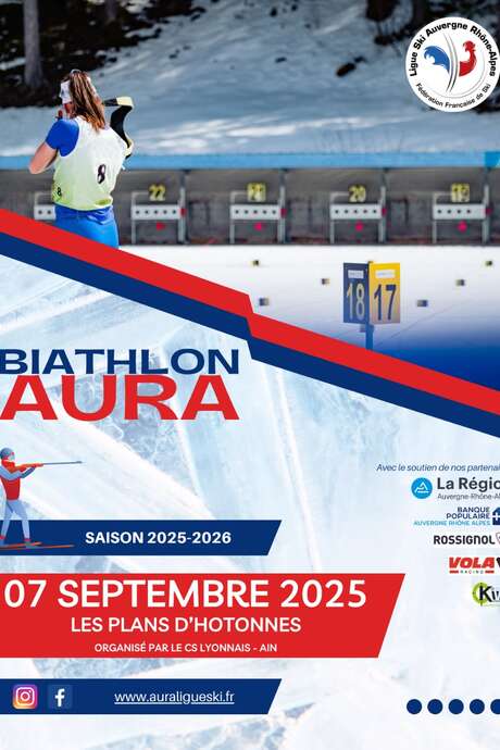 Biathlon regional cup in Les Plans d'Hotonnes