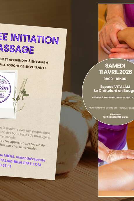 Journée initiation massage