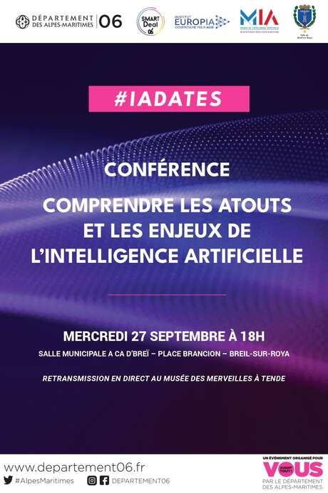 Conférence "Comprendre les atouts et les enjeux de l'intelligence artificielle"