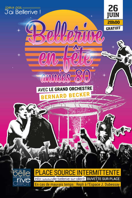 Bellerive en Fête avec le Grand Orchestre Bernard Becker - Années 80