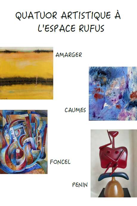 Exposition quatuor artistique