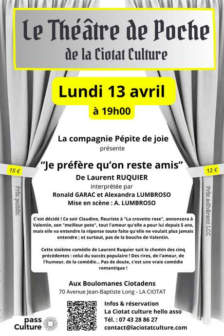 Taschen-Theater – Ich möchte lieber, dass wir Freunde bleiben