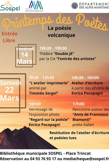 Printemps des poètes :Vernissage de l'exposition "Regard sur la Poésie"