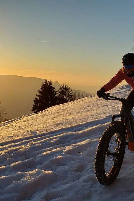 Fatbike et Apéro Sunset au Revard