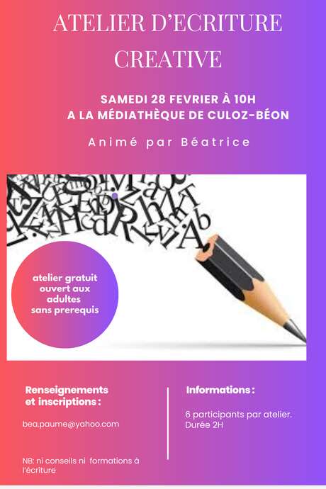 Creative writing workshop