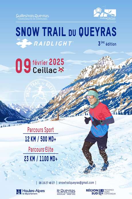 Snow trail du Queyras