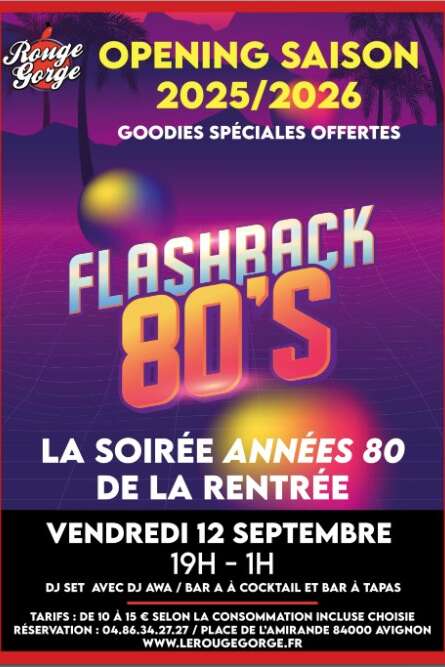 Flash back 80's, Die 80er-Jahre-Party