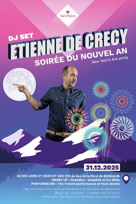 Soirée du réveillon et feux d'artifice