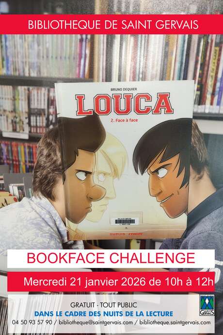 Bookface challenge - Nuits de la lecture 2026