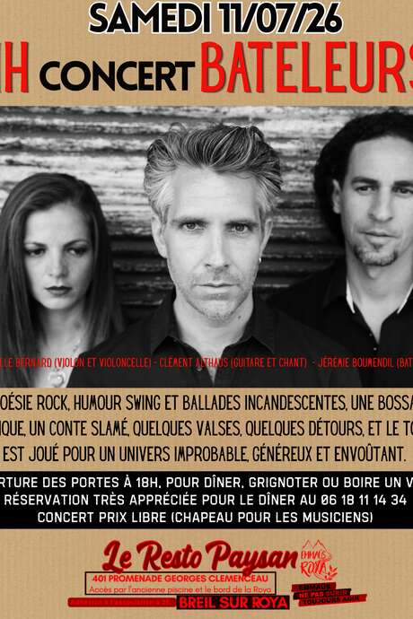 Concert au Resto Paysan : Bateleurs