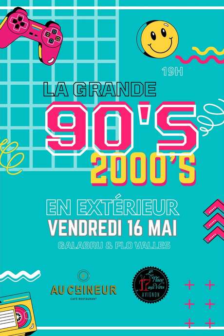 Soirée Années 90-2000 par Le 17 et Au Chineur
