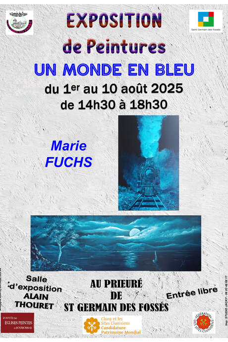 Exposition de peintures de Marie FUCHS "Un monde en Bleu"