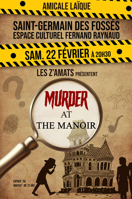 Pièce de théâtre : Murder in the manoir