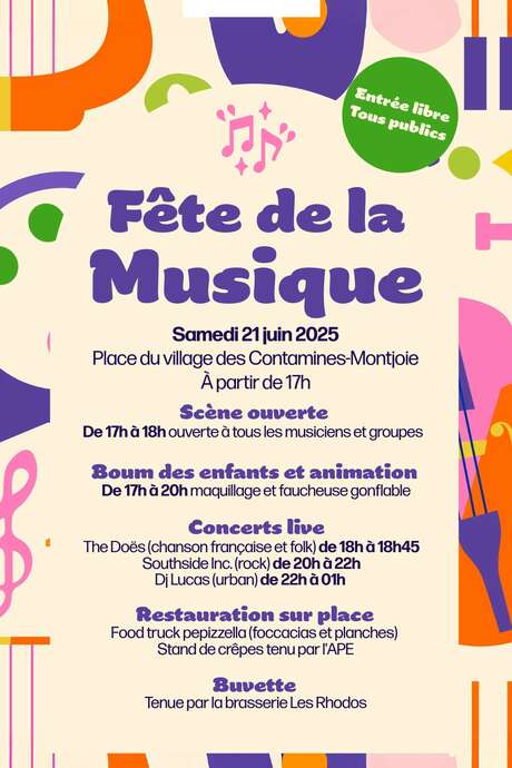 Fête de la musique aux Contamines !