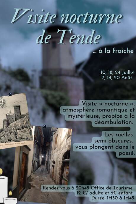 Visit the village of Tende by night