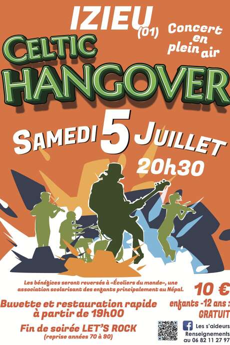 Concert en plein air avec "Celtic Hangover"