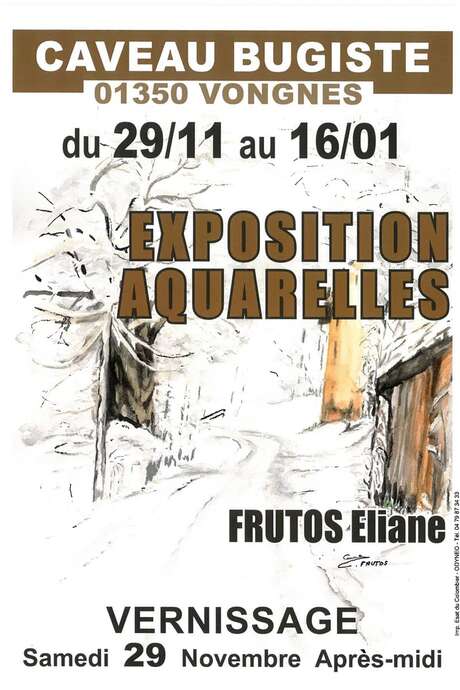 Exposition de peintures d'Eliane Frutos
