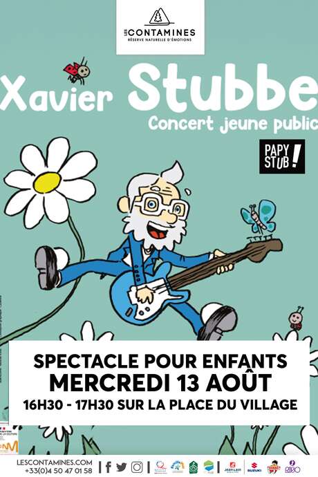 Concert pour enfants : "Papy Stub !" par Xavier Stubbe