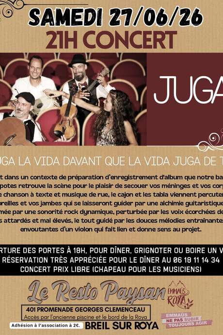 Resto paysan: Juga-Konzert