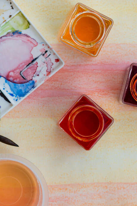 Atelier d'aquarelle d'automne