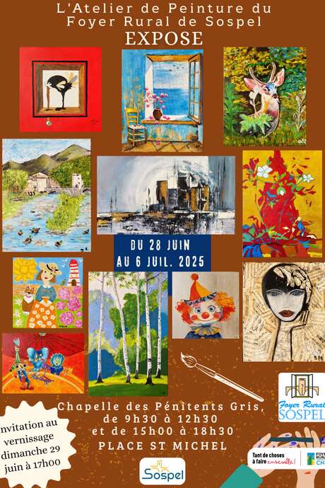 Ausstellung von Gemälden