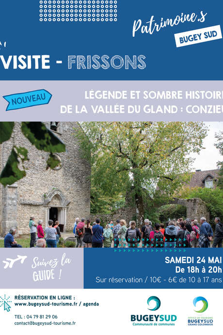Thrilling visit: Legend and dark history of the Gland valley: Conzieu