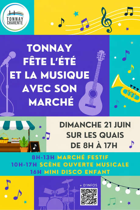 Tonnay celebrates summer and music with its market
