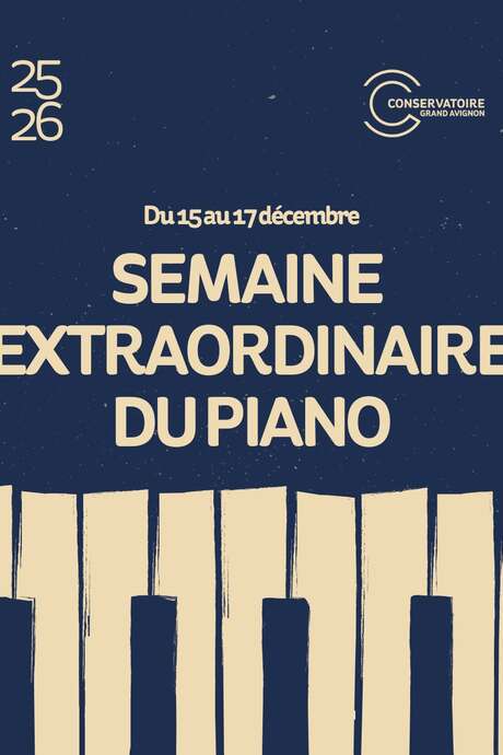 Semaine extraordinaire du piano - concierto-clase de piano