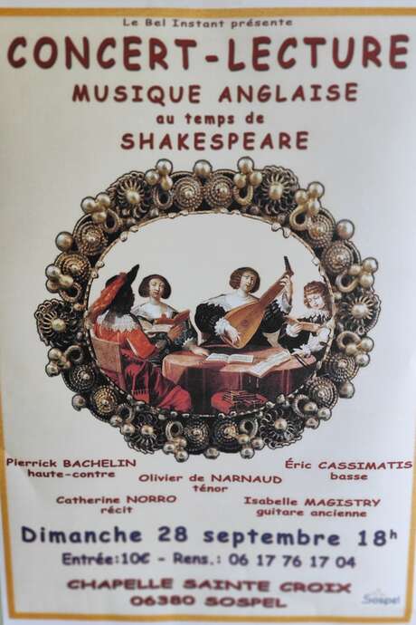 Concert-Lecture Au temps de Shakespeare