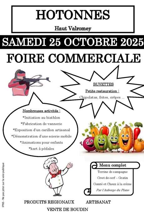 Foire commerciale à Hotonnes