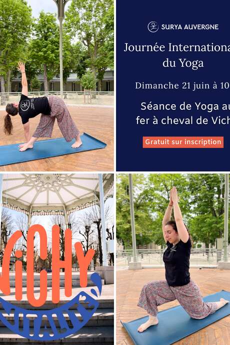 Journée Internationale du Yoga - Cours de Yoga Gratuit au Fer à Cheval de Vichy !