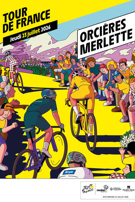 Le Tour de France - Orcières ville d'arrivée