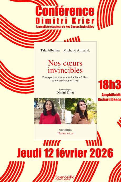 Presentation of Dimitri Krier's book "Nos cœurs invincibles" ("Our invincible hearts")