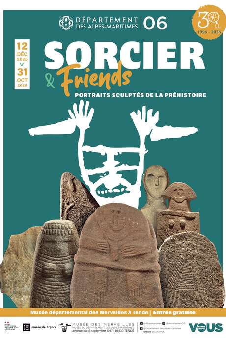 Visite guidée de l'exposition temporaire "Sorcier & friends. Portraits sculptés de la Préhistoire"