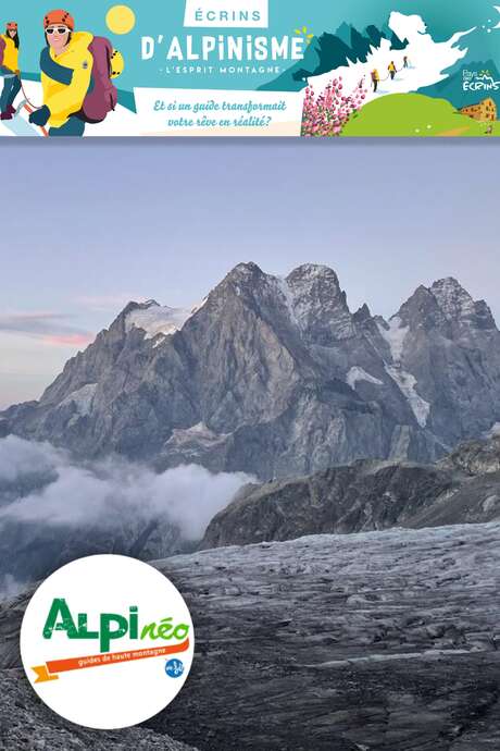 Arête des Cinéastes et Arête Sud du Pic du Glacier Blanc avec Alpineo