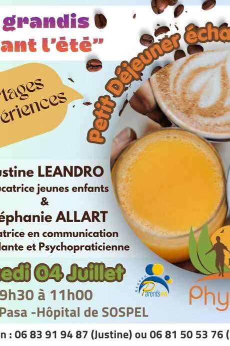 Petit-Déjeuner échanges : "Je grandis pendant l'été"