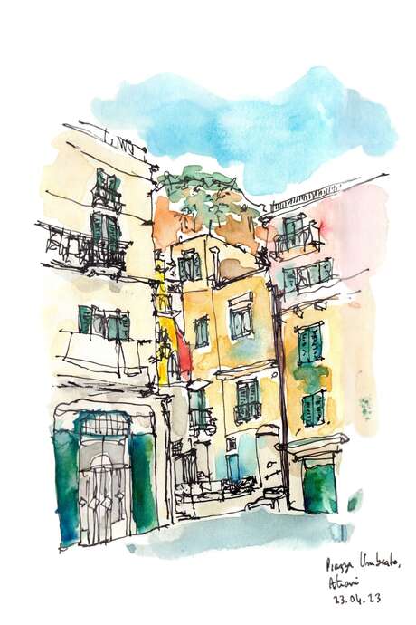 Atelier aquarelle avec Sue